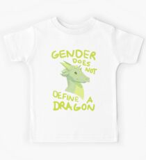 Gender Does Not Define Dragons Kids T-Shirt