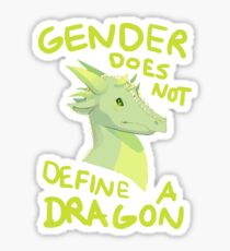 Gender Does Not Define Dragons Sticker