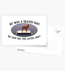 Skater Goat Postcards