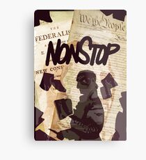 Non-Stop Metal Print