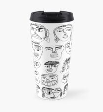 face collage Travel Mug
