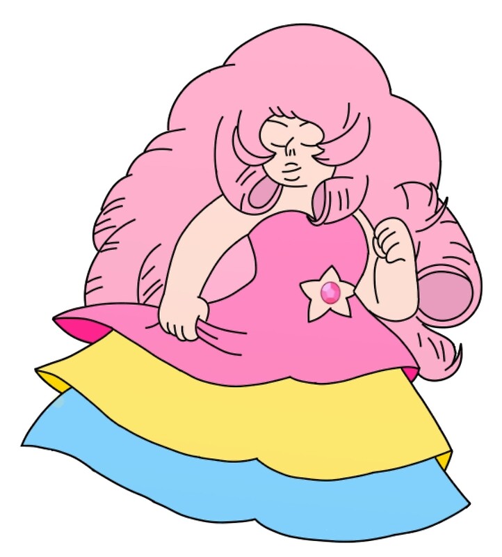"Pansexual Pride Rose Quartz" Art Prints by aroace Redbubble