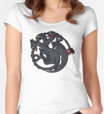 Toothless Targaryen Women's Fitted Scoop T-Shirt