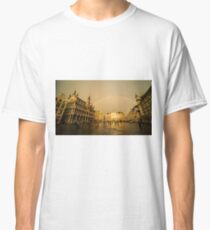 Rainbow over Le Grand Place Classic T-Shirt