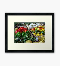 Vegetables Framed Print