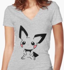 Pichu Women's Fitted V-Neck T-Shirt