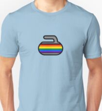 Pride Rocks! Curling Rockers Unisex T-Shirt