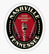 Vintage Rockabilly Nashville Sticker