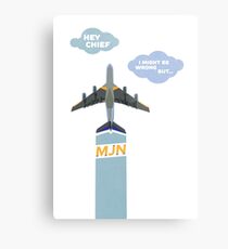 Cabin Pressure Metal Print