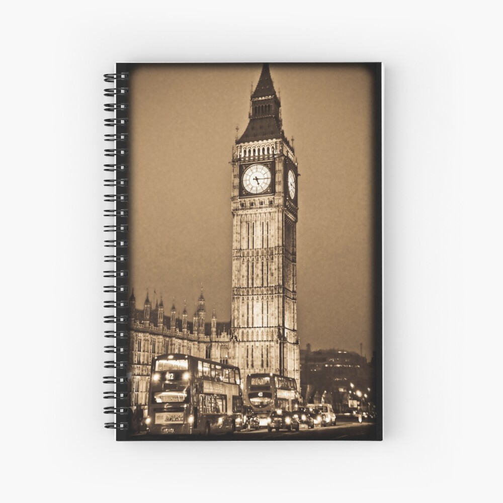 Big Ben - Houses of Parliament - London Spiral Notebook