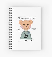 Cuaderno de espiral Block B (BBC) Kpop Toy Lyrics inspirado Teddy Bear