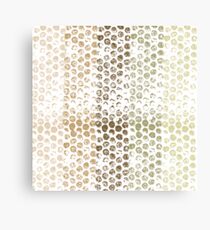 Gold Dots Abstract Canvas Print