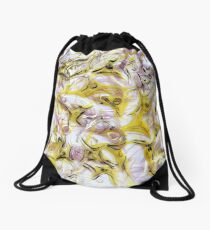 Neurology acrylic painting on panel Drawstring Bag