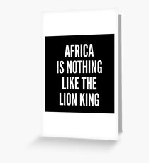 Afrika - Buch Mormon Grußkarte