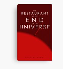 The Restaurant At The End Of The Universe Leinwanddruck