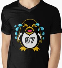 Crosby Penguin "war"Cry Men's V-Neck T-Shirt