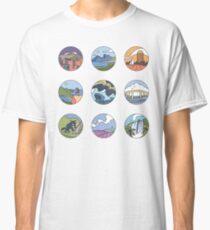 Round Tasmania Vignettes Classic T-Shirt