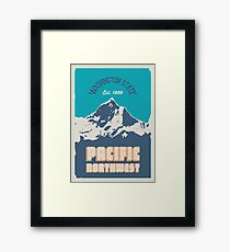 Pacific Northwest. Framed Print