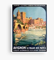 Avignon, French Travel Poster Metal Print