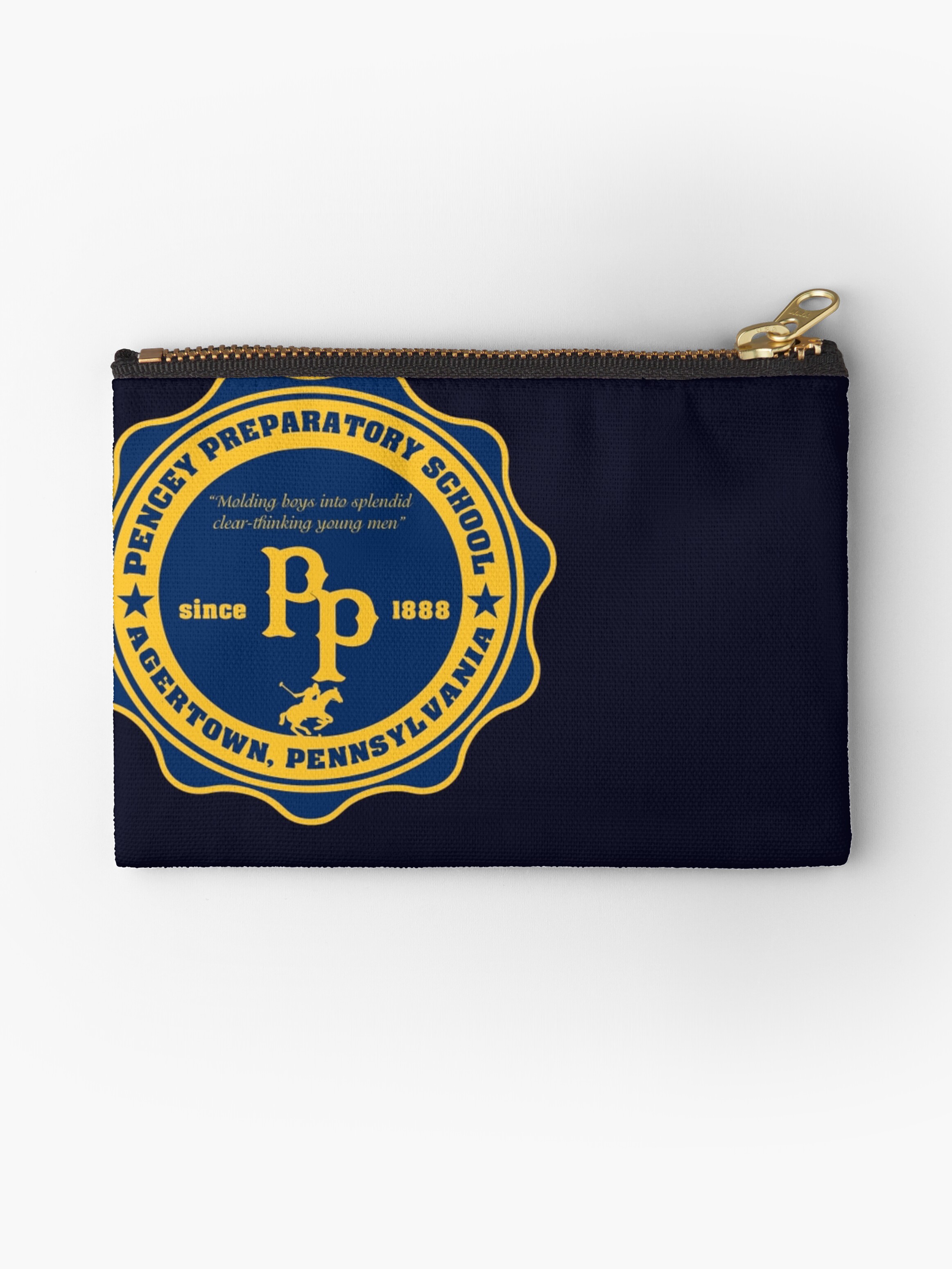 "Pencey Prep School (Catcher in the Rye)" Studio Pouches by cisnenegro
