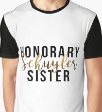 Honorary Schuyler Sister (Gold Foil) Graphic T-Shirt