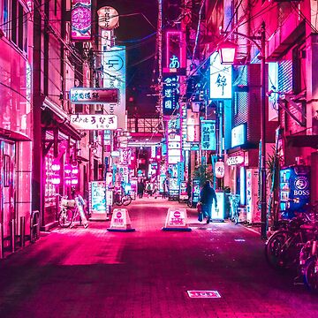 Tokyo Nightlife pink neon