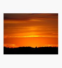 Orange and Gold Photographic Print