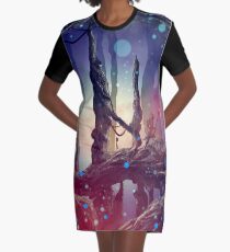 Crystal Caves Graphic T-Shirt Dress