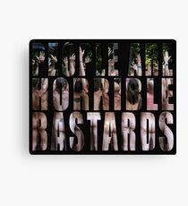 horrible Canvas Print