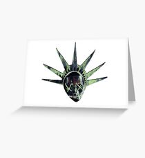 THE PURGE: liberty MASK Greeting Card
