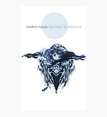 the moon & antarctica Photographic Print