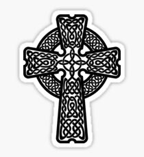 Celtic Cross in black Sticker