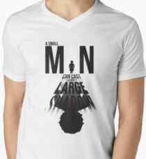 A Small Man's Shadow Men's V-Neck T-Shirt