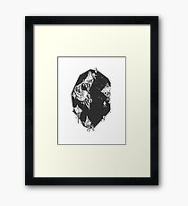 Crystalline Space Framed Print