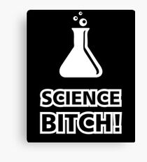 Science Bitch Funny Canvas Print