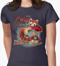 Fire Ferret Crunch Women's Fitted T-Shirt