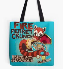 Fire Ferret Crunch Tote Bag