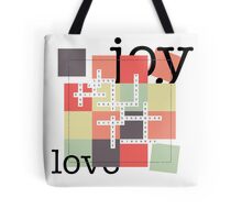 "A Crossword Puzzle - Life's To Do's and To Have's" Tote Bags by