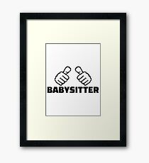 Babysitter Framed Print