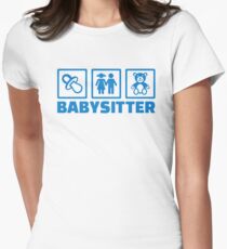 Babysitter Women's Fitted T-Shirt