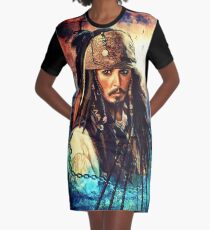 He's A Pirate Graphic T-Shirt Dress