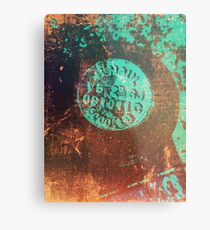 Weathered Metal Metal Print