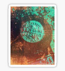 Weathered Metal Sticker