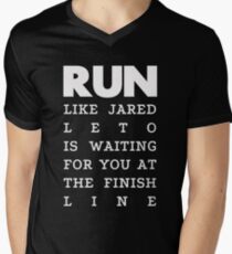RUN - Jared Leto 2 Men's V-Neck T-Shirt