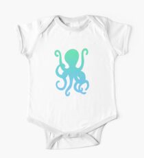 Octopus Pattern One Piece - Short Sleeve