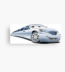 Cartoon Limo Metal Print
