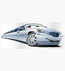 Cartoon Limo Poster