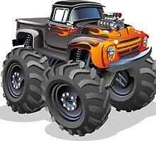 Monster Truck: Stickers | Redbubble