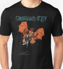 Obsidian Key - Sly Dragon and Sonic V - Progressive Rock Metal - Hand drawn Unisex T-Shirt