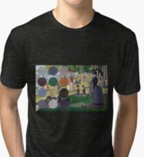 A Sunday Afternoon on the Island of La Grande Jatte Modernized Tri-blend T-Shirt